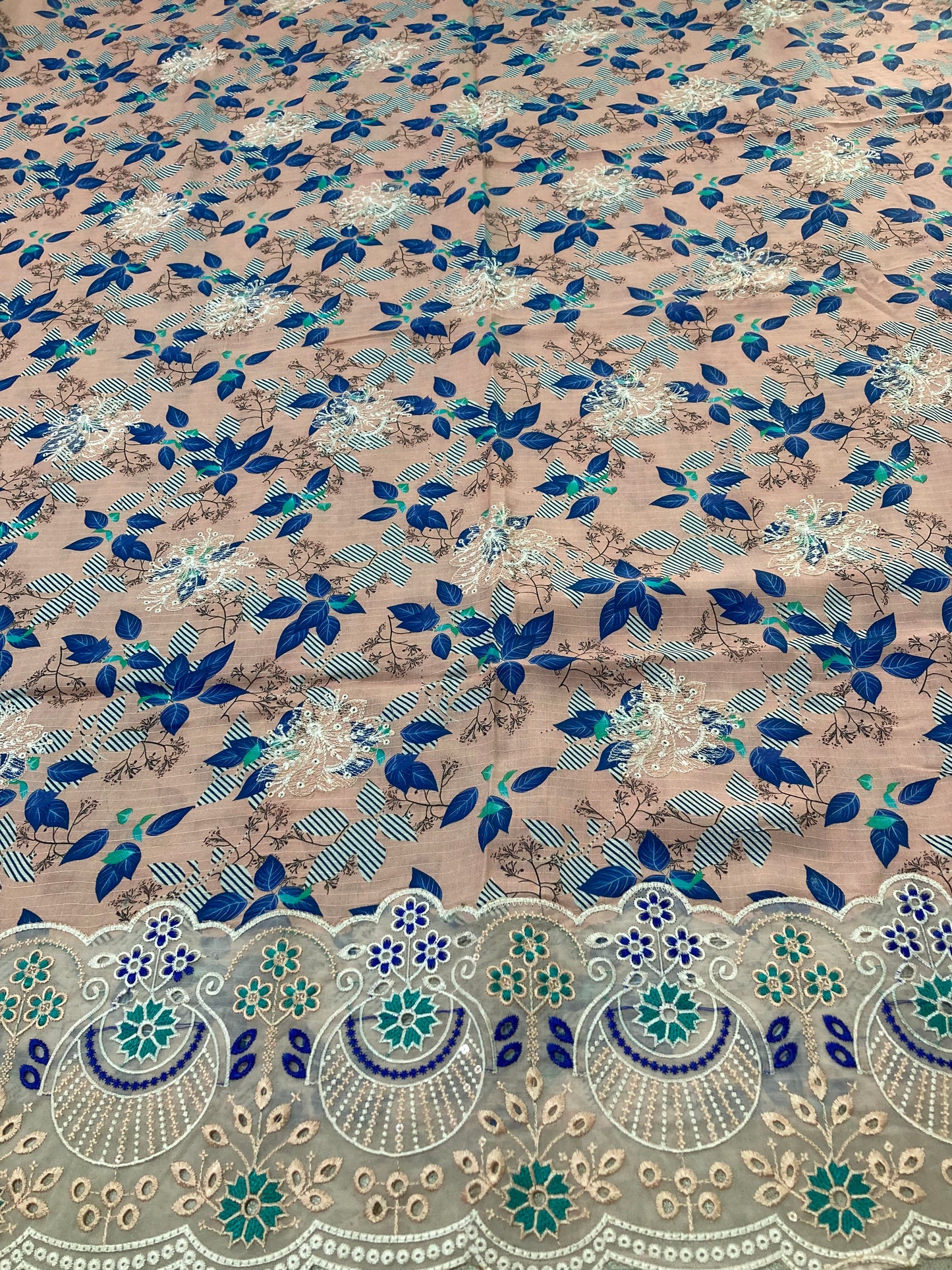 Unstitched 3piece Viscose Linen