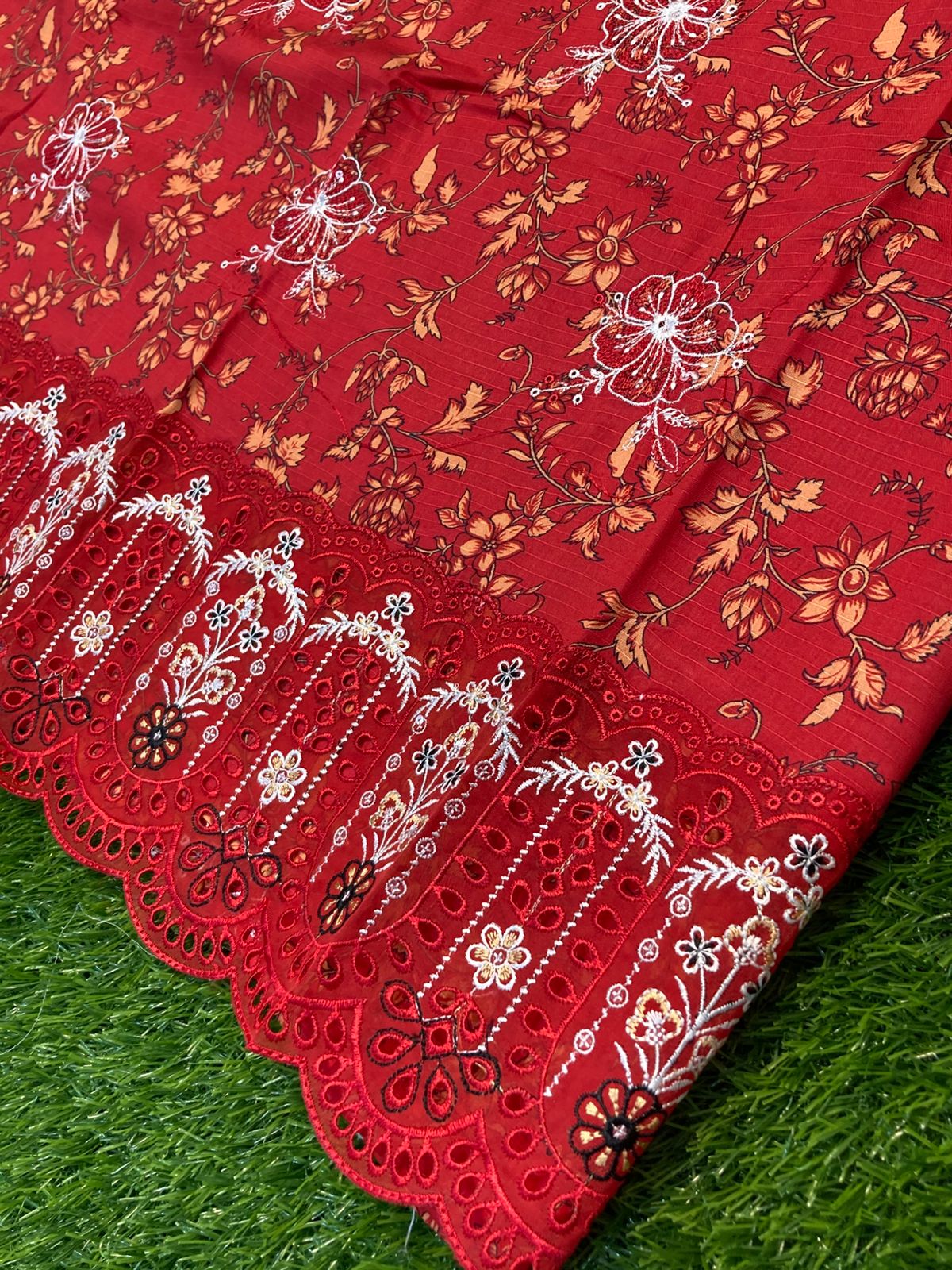 Unstitched 3piece Viscose Linen