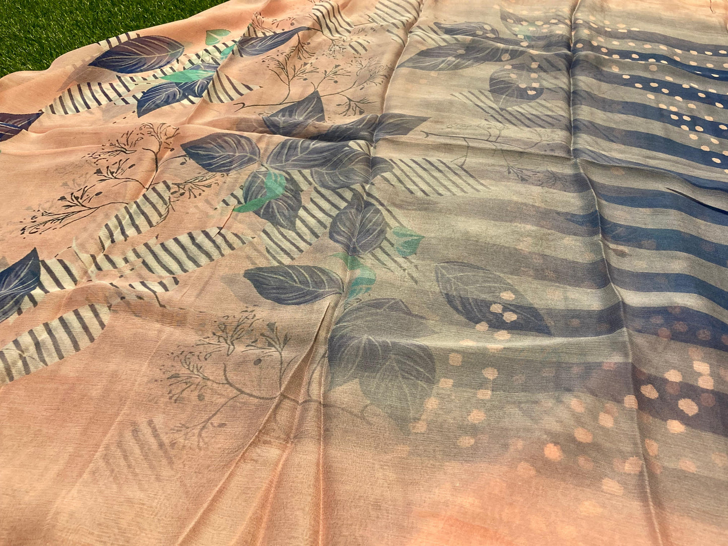 Unstitched 3piece Viscose Linen