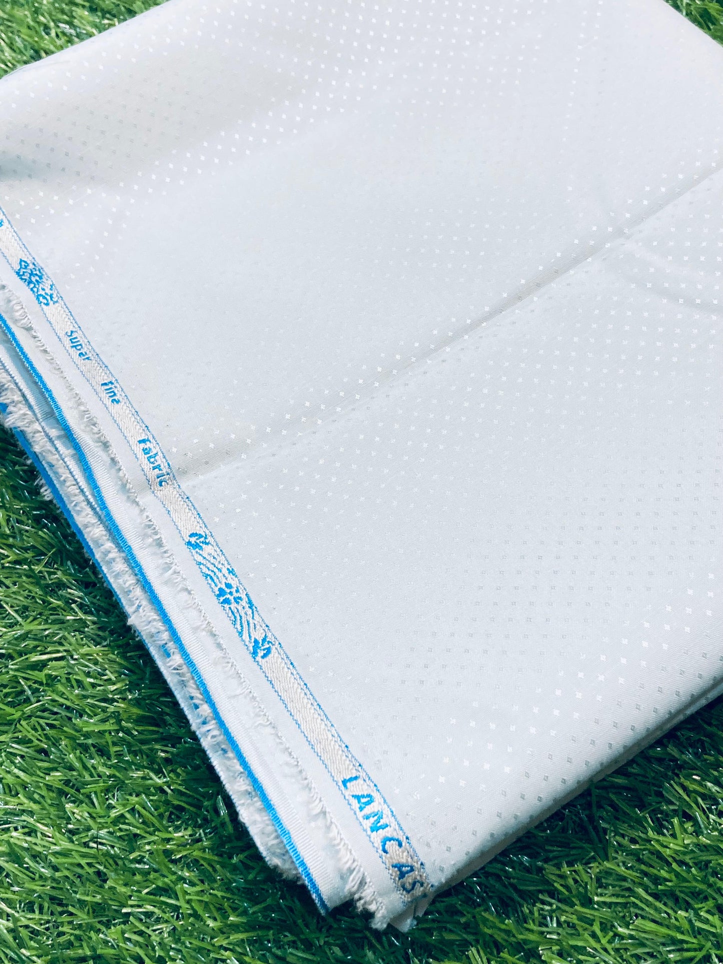 Unstitched Check Wash & Wear Fabric
