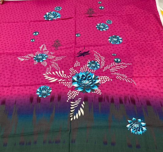 Unstitched Linen Bana Dora